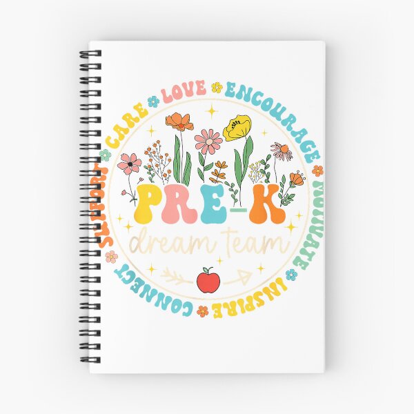 Item preview, Pre-K Dream Team Back to School Teacher Care Love Floral T-Shirt designed and sold by DArtfulStudio.