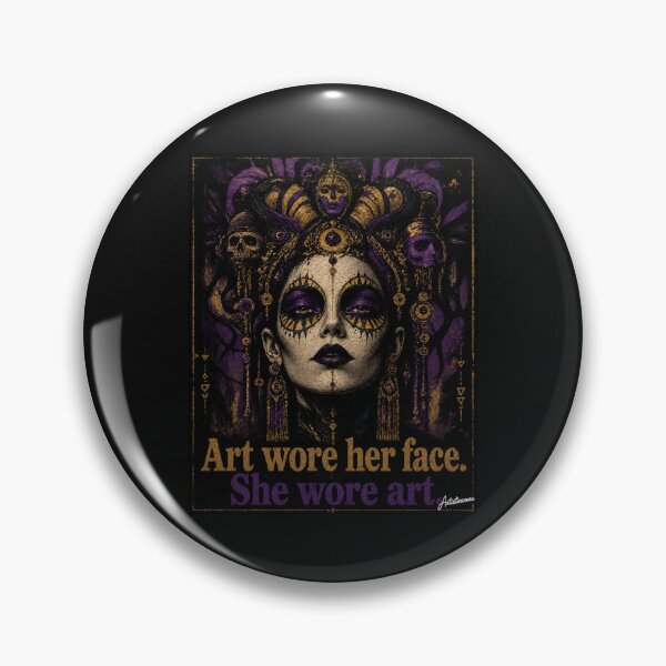 Item preview, Danielle Dax Psych Gothic Pop Portrait designed and sold by Artisticanvas.