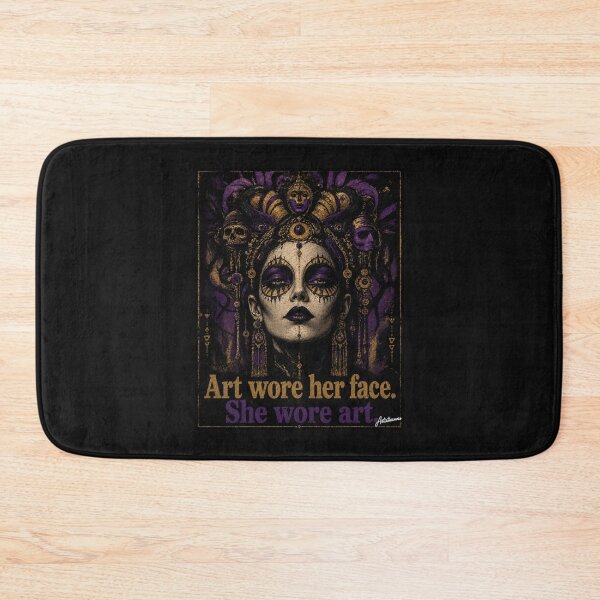 Item preview, Danielle Dax Psych Gothic Pop Portrait designed and sold by Artisticanvas.