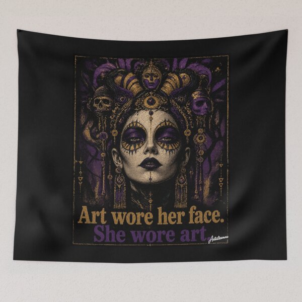 Item preview, Danielle Dax Psych Gothic Pop Portrait designed and sold by Artisticanvas.