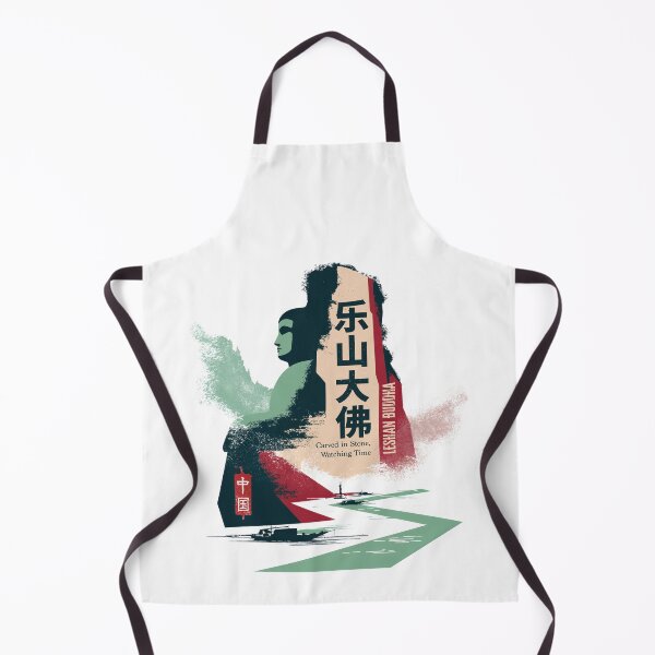 Item preview, Majestic Leshan Giant Buddha Watching Time designed and sold by EdvvinStudios.
