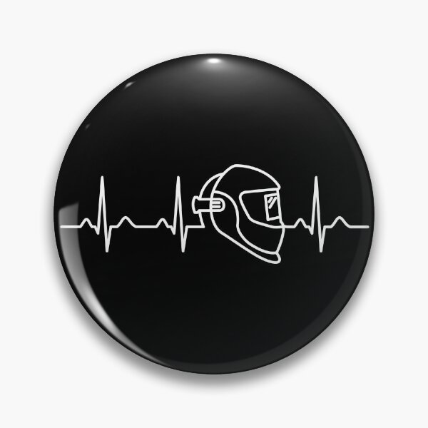 Item preview, Welding Helmet Heartbeat Welder Dad Gift designed and sold by clickbongski.
