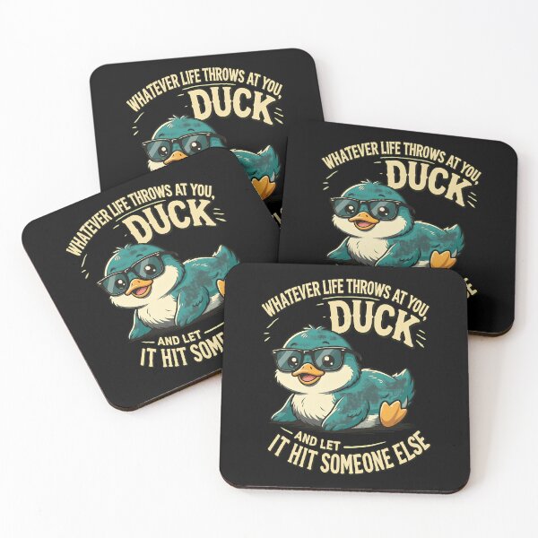 Item preview, funny duck men women teens funny quote designed and sold by ber-flora.