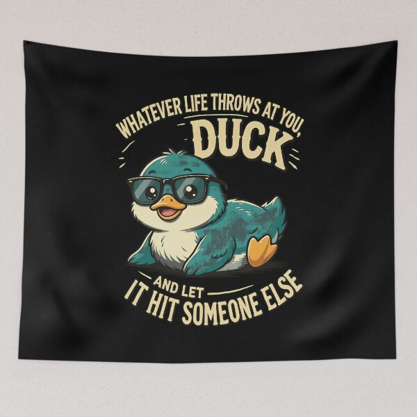 Item preview, funny duck men women teens funny quote designed and sold by ber-flora.