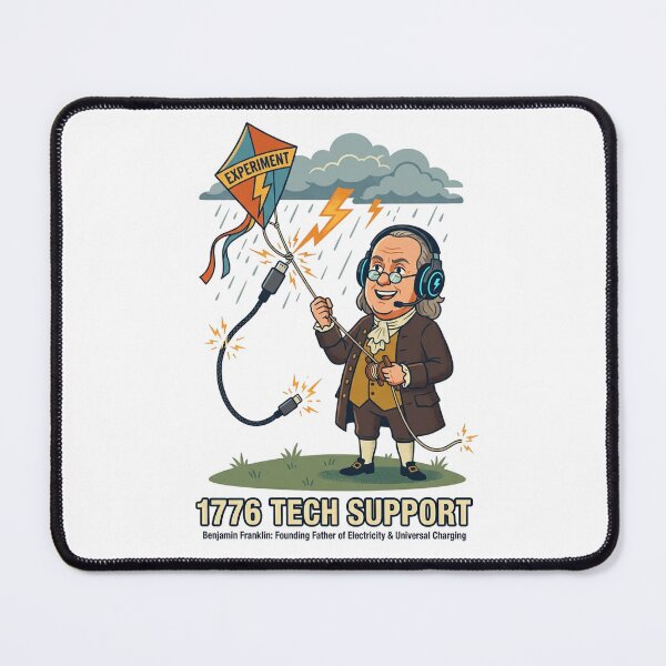 Item preview, Benjamin Franklin Tech Support Funny History 1776 2026 designed and sold by PictoVibe.