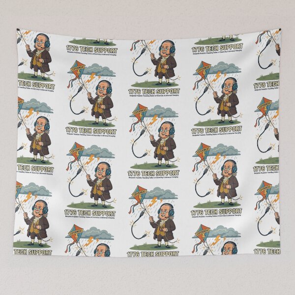 Item preview, Benjamin Franklin Tech Support Funny History 1776 2026 designed and sold by PictoVibe.