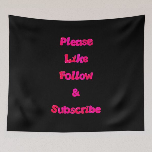 Item preview, ✴️ PLEASE LIKE FOLLOW & SUBSCRIBE COLLECTION ✴️ - JELLY TEXT designed and sold by WheelieGdArt.