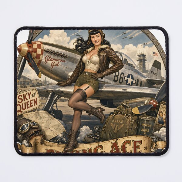 Item preview, Vintage Sky Queen Flying Ace designed and sold by castillomiami.