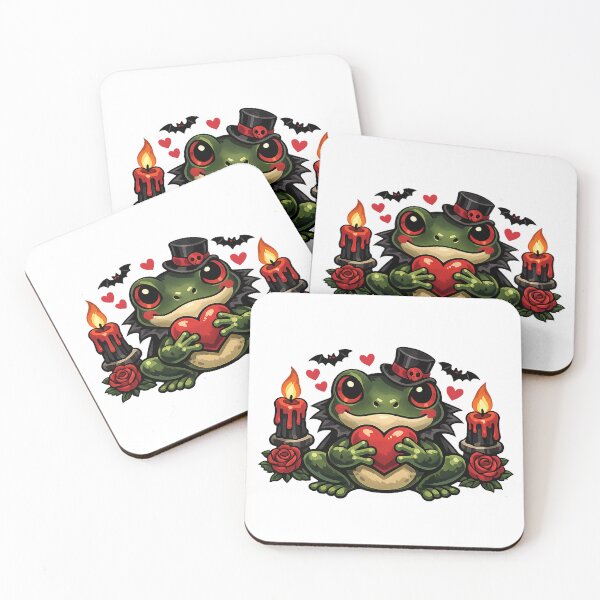 Artikelvorschau, Gothic-Frosch-Valentinstagsromanze bei Kerzenschein entworfen und verkauft von Artmares.