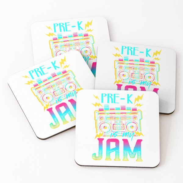 Item preview, Pre-K Is My Jam-vintage 80s Teacher Student Preschool T-Shirt designed and sold by kevincuellar.
