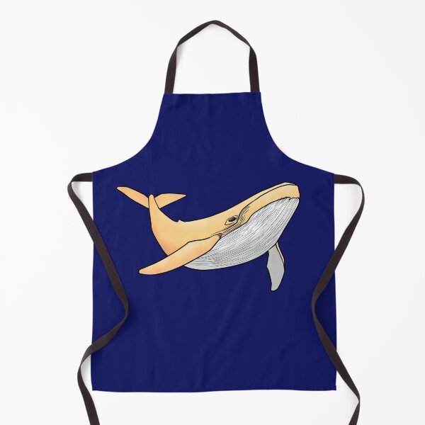 Item preview, Hand drawn Yellow Whale Swimming Ocean Marine Life Line Art designed and sold by ubborn.