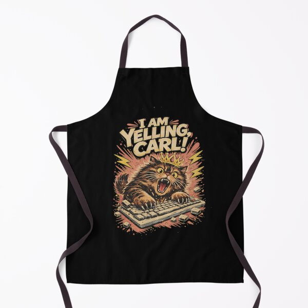 Item preview, Funny I Am Yelling Carl Donut Cat Meme designed and sold by ber-flora.