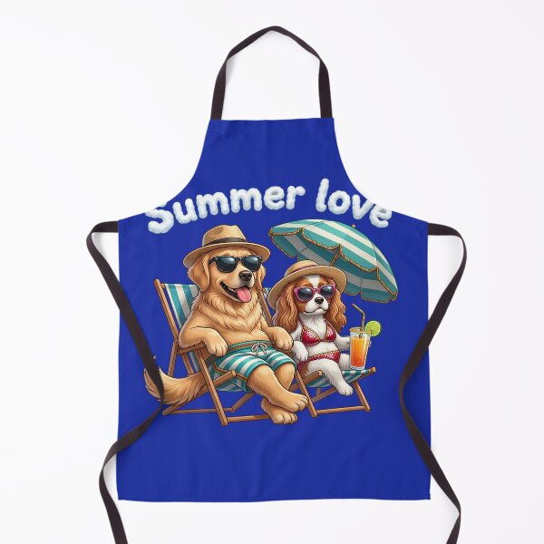 Item preview, Summer Love Dogs on Beach Chairs designed and sold by digitalbob60.