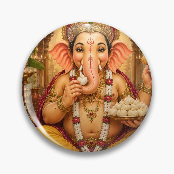 Item preview, The Moon's Pride and Lord Ganesha's Blessing Series – The Grand Feast of Modaks designed and sold by Homyar.