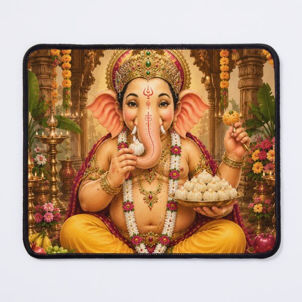 Item preview, The Moon's Pride and Lord Ganesha's Blessing Series – The Grand Feast of Modaks designed and sold by Homyar.