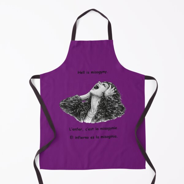 Item preview, Hell is Misogyny (English/Spanish/French) designed and sold by Words of the World Edition.