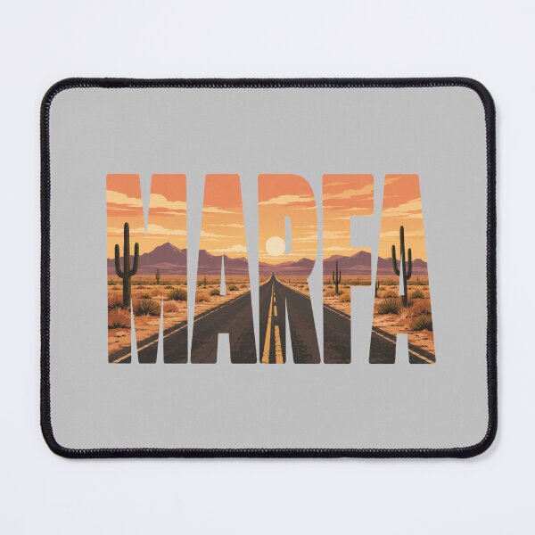 Item preview, Marfa Texas Desert Road Trip Typography designed and sold by SimplyJasper.