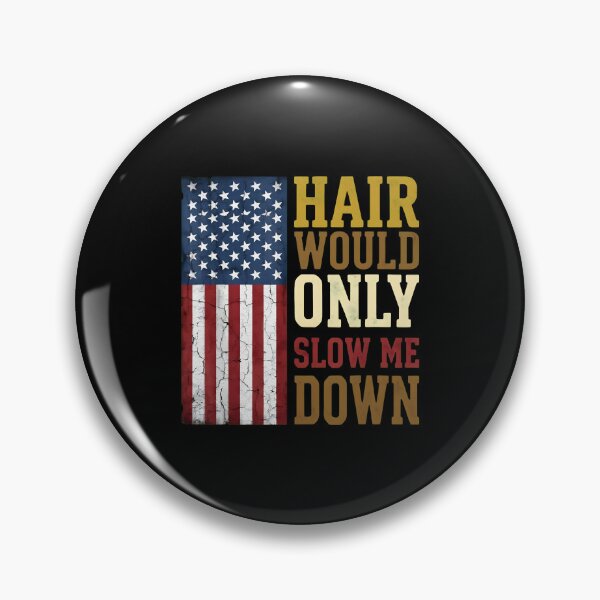Item preview, Hair Would Only Slow Me Down Funny Running for Men designed and sold by ber-flora.