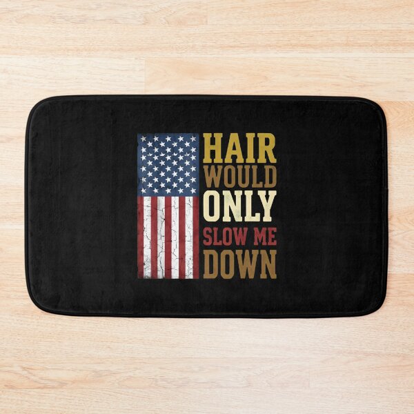 Item preview, Hair Would Only Slow Me Down Funny Running for Men designed and sold by ber-flora.