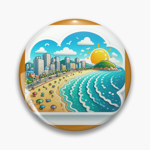 Item preview, HAEUNDAE BEACH ??   designed and sold by PaintMeWorld.