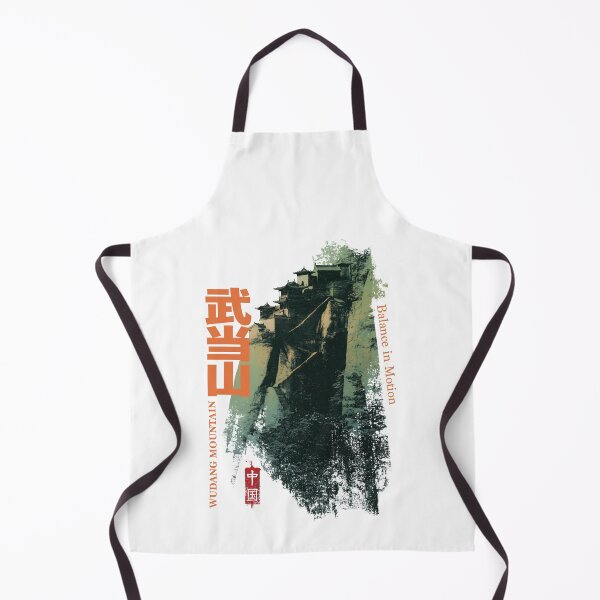 Item preview, Ancient Wudang Cliffside Temple Serene Vista designed and sold by EdvvinStudios.