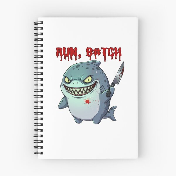 Item preview, Horror Shark Funny Halloween Meme designed and sold by Nature's Chibis.