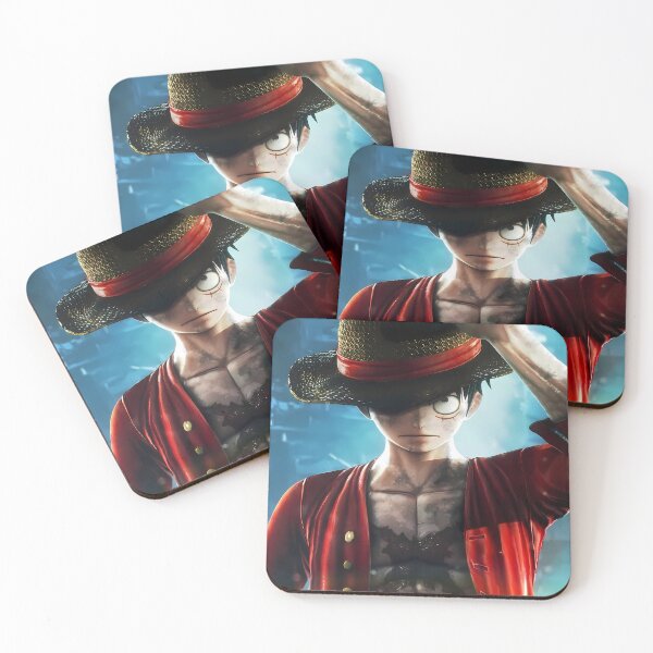 Item preview, Monkey D Luffy One Piece Straw Hat Serious Anime Aura designed and sold by SubtextandSass.