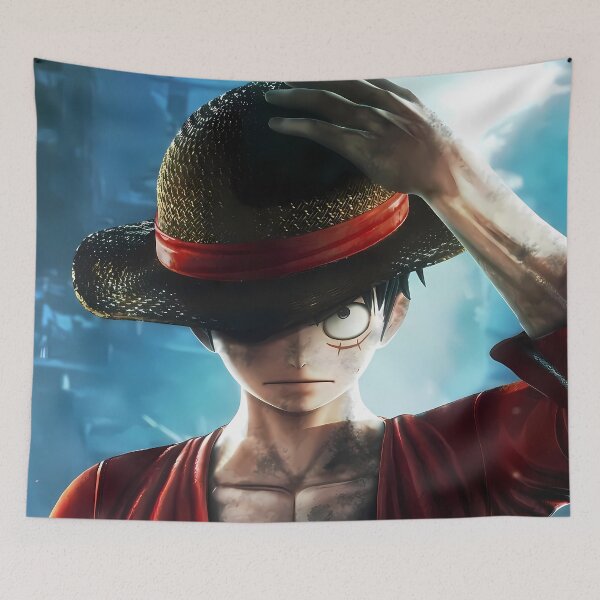Item preview, Monkey D Luffy One Piece Straw Hat Serious Anime Aura designed and sold by SubtextandSass.