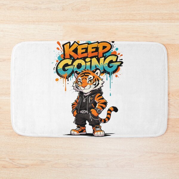 Item preview, Keep Going Tiger Street Vibe designed and sold by LINSSEX Style • Urban & Sport Streetwear.