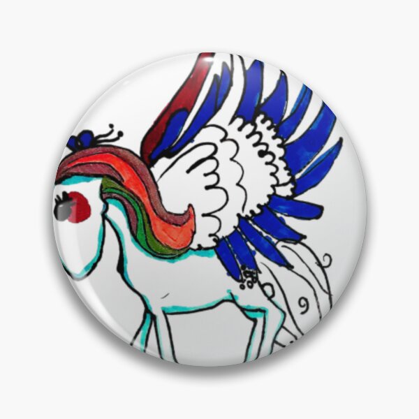 Item preview, Neon Winged Horse Mythical Pegasus Fantasy Graphic designed and sold by Cchotlan.