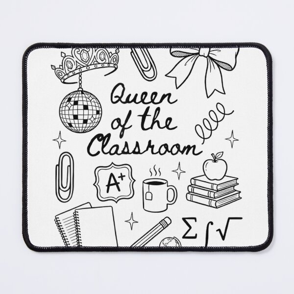 Artikelvorschau, T-Shirt mit dem Aufdruck „Preppy Teacher Queen of the Classroom Collage Coquette“ entworfen und verkauft von Othinus.