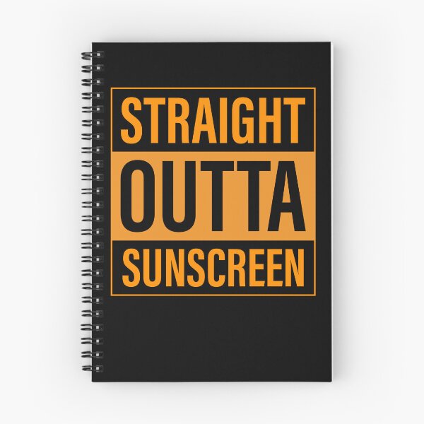 Item preview, Straight Outta Sunscreen Summer Parody designed and sold by hilaryqvmargie.