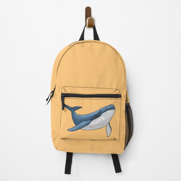 Item preview, Blue Whale Swimming Ocean Marine Life Simple Line Art designed and sold by ubborn.