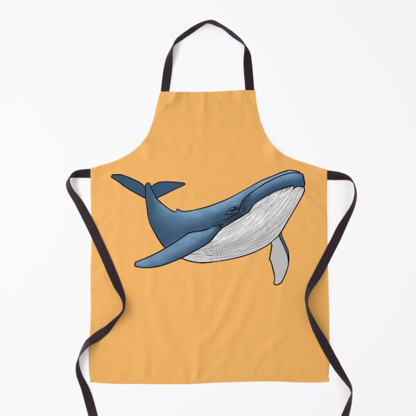 Item preview, Blue Whale Swimming Ocean Marine Life Simple Line Art designed and sold by ubborn.