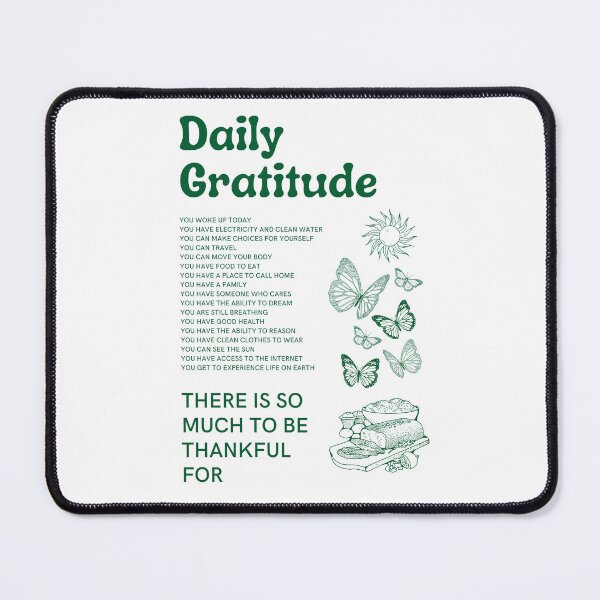Item preview, Daily Gratitude - Green designed and sold by EliteShadow.