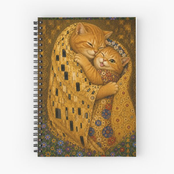 Item preview, Funny Chonky Orange Tabby Cat Daydreamscape The Kiss Cat Parody designed and sold by Mindworx21.