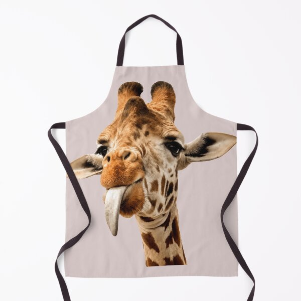 Item preview, Giraffe with Cute Tongue designed and sold by NoThoughtsCat.