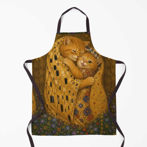 Item preview, Funny Chonky Orange Tabby Cat Daydreamscape The Kiss Cat Parody designed and sold by Mindworx21.