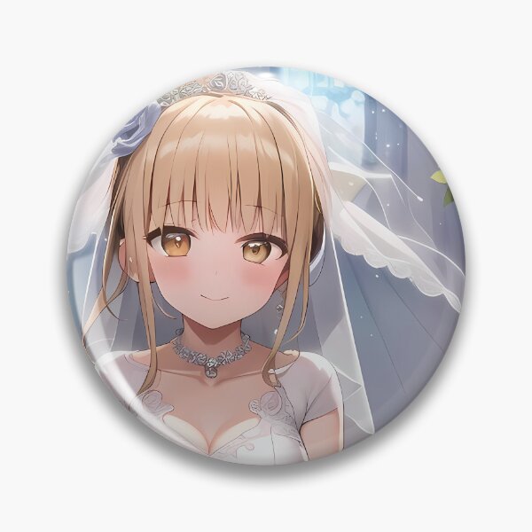 Item preview, Mahiru Shiina Angel Next Door Chapel Bride Silver Roses designed and sold by ManuelOpito.