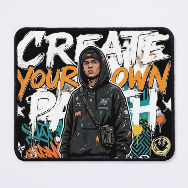 Item preview, Create Your Own Path Graffiti Streetwear Graphic Art designed and sold by ShadowSketch-HP.