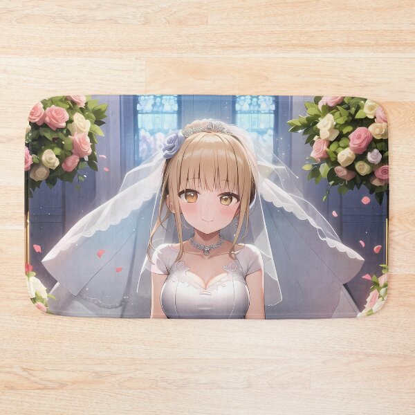 Item preview, Mahiru Shiina Angel Next Door Chapel Bride Silver Roses designed and sold by ManuelOpito.