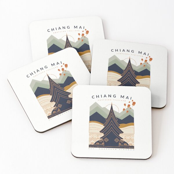 Item preview, World travel fly to  Chiangmai Thailand ,travel gift , brafdesign  designed and sold by Brafdesign.