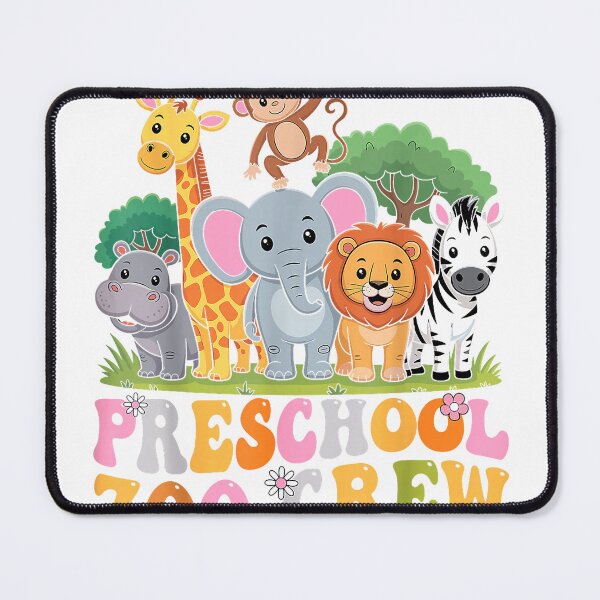 Item preview, Preschool Zoo Crew Safari Animal Pre-K Teacher Student T-Shirt designed and sold by gidget-gadget.