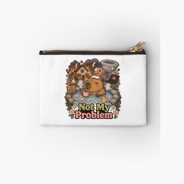 Item preview, Not My Problem Capybara Shirt | Funny Relaxing Capybara Hot Spring Introvert Gift designed and sold by MrDev.