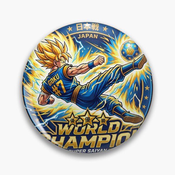 Item preview, Super Warrior Soccer Champion - Golden Anime Football Striker Art designed and sold by MugenAnime.
