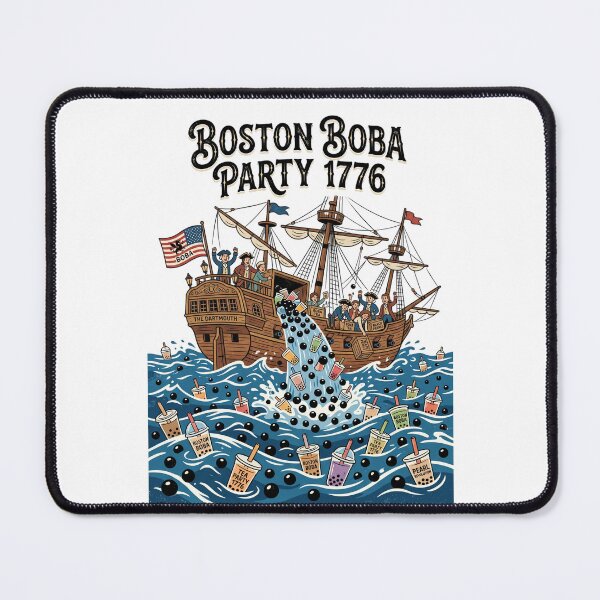 Item preview, Boston Boba Party 1776 Bubble Tea Funny History designed and sold by PictoVibe.