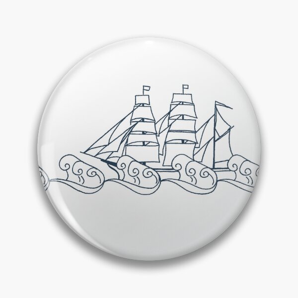 Item preview, Ocean Waves and Tall Ship designed and sold by Mushroom-Lad.
