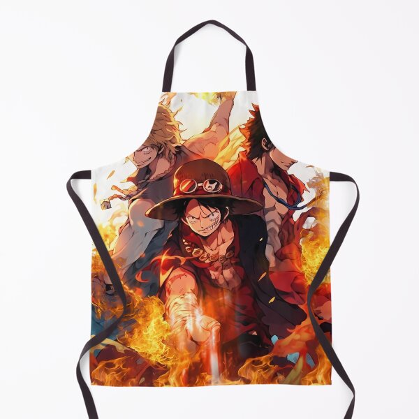 Item preview, Monkey D Luffy One Piece Fiery Pirate Trio designed and sold by MartyHinson.