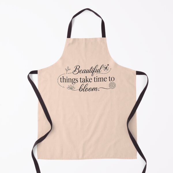 Item preview, Beautiful Things Take Time To Bloom Elegant Floral Growth Quote- motivational quote designed and sold by MarJul.
