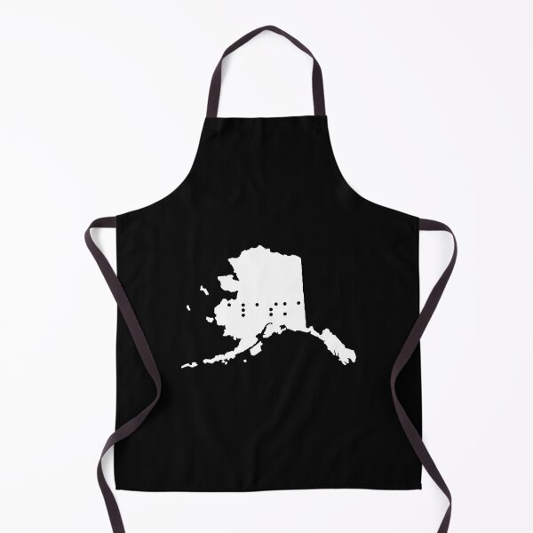 Item preview, Alaska State Shape Braille Shirt designed and sold by sebasssaalinde.
